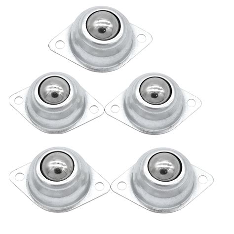 Kangteer Ball Transfer Units 5pcs 5 8 Inch Screw Mounted Round Ball Bearings Universal Rotation