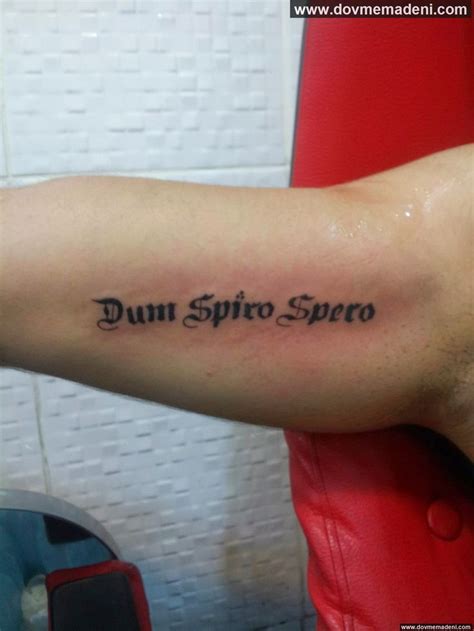 D Vme Modelleri Dum Spiro Spero Tattoo Tattoos Tattoo Quotes