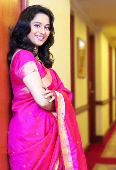 Saanvi-Fashions: Madhuri Dixit in Traditional Sarees