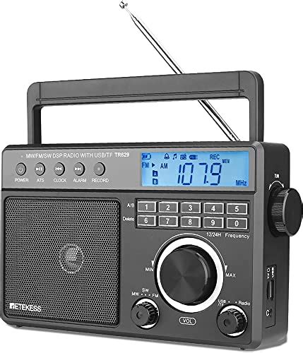 Retekess TR629 Portable Shortwave Radios Digital Radio AM FM Plug In