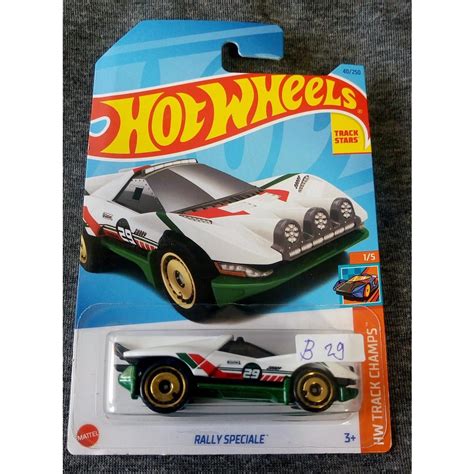 Jual Hot Wheels Rally Speciale HW Track Champs No 29 White Shopee Indonesia