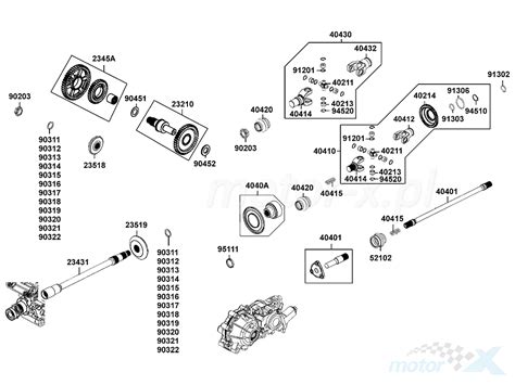 E08 Universal Joint Assy Kymco UXV 500i 4x4 498 2010 Motor X