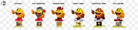 Super Smash Bros Pour Nintendo 3ds Et Wii U Pacman Ms Pacman Png