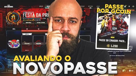 CHEGOU O NOVO PASSE PUBG 28 1 OPINIÃO SINCERA YouTube