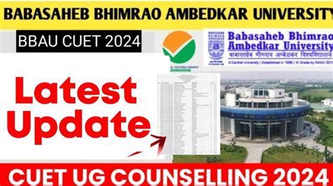 Bbau Cuet Ug Merit List 2024 Bbau Cuet Ug Counselling 2024 Process