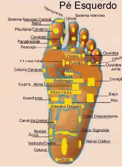 Djalma Reflexologia Mapa Dos Pés Points Vitaux Body Health Health