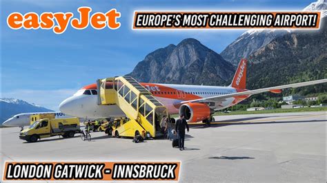 Flying EasyJet S Airbus A320 London Gatwick Innsbruck YouTube