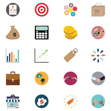 Business Icons vector illustration isolated graphics 16420090 Vector ...