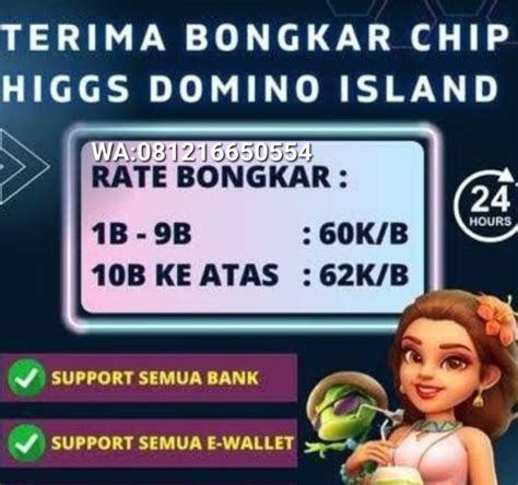 Terima Bongkar Chip Higgs Domino Island Support Toko Saya Trus