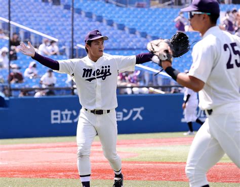 明大がサヨナラ勝ちで6季ぶりv「あーしんどかった、このひと言」田中監督 アマ野球写真ニュース 日刊スポーツ