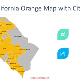 Map of Orange county California cities - OFO Maps