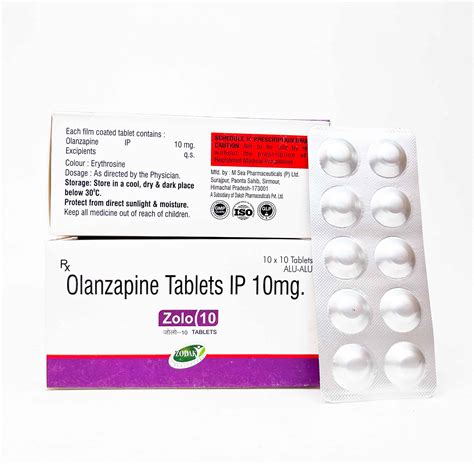 Zolo Olanzapine Fluoxetine Tablet