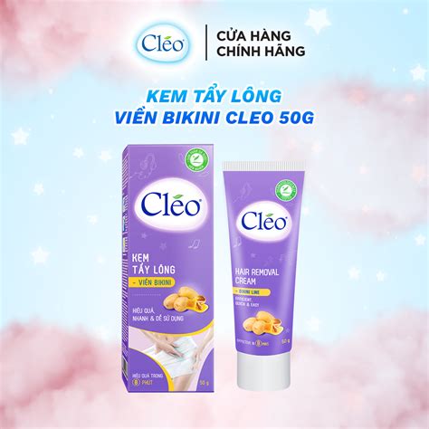 Kem tẩy lông bikini Cléo an toàn hiệu quả trong 8 phút không đau rát 50g Lazada vn
