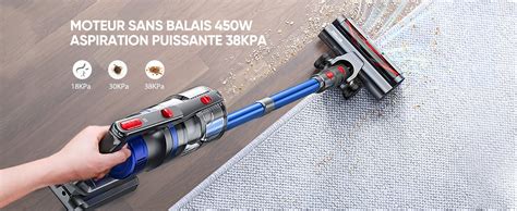 Buture Aspirateur Balai Sans Fil Kpa W Aspirateur Sans Fil