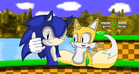 This Weird Drawing Of Sonic And Tails By Sonicwhacker55 On Deviantart