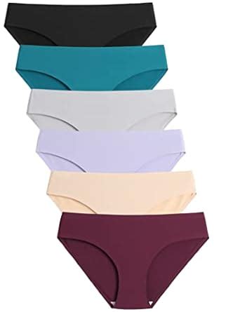 Buy Women S Seamless Underwear No Show Stretch Bikini Panties Soft Invisible Hipster Briefs Xs