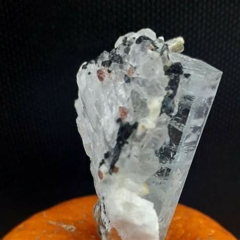 Natural Aquamarine Combine With Quartz Mica Specimen From Skardu