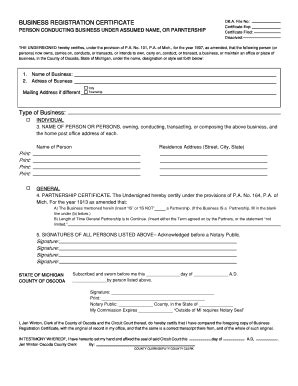 File My Dba Online Registration Fill And Sign Printable Template Online