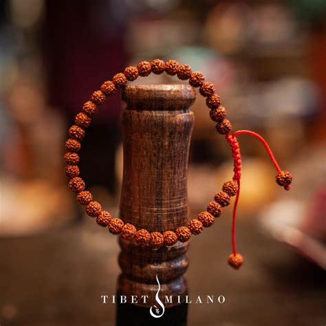 Braccialetto Con Rudraksha Fine Tibet Milano