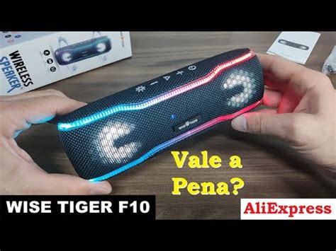 Caixa De Som Wise Tiger F Prova D Gua Teste De Som E