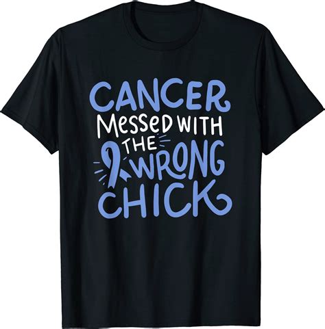 Stomach Cancer Survivor Fight Gastric Chemo Gift Blue Ribbon T Shirt