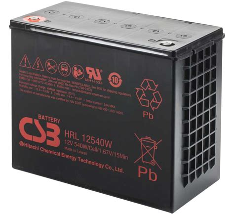 Csb Battery Hrl Wfr V Ah Blei Akku Agm Zdis