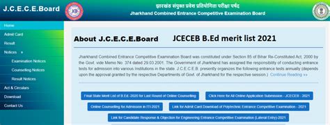 Jceceb B Ed Nd Merit List Pdf Jceceb Jharkhand Gov In Jharkhand B