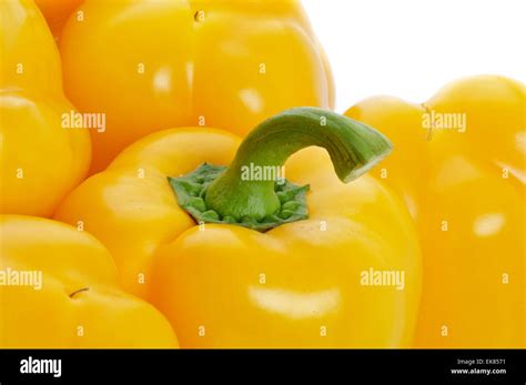 Yellow Bell Peppers Stock Photo - Alamy