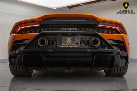 Arancio Borealis Lamborghini Huracan Evo Newport Beach