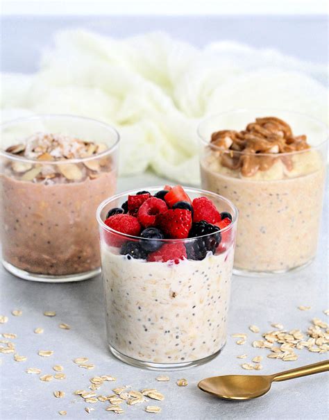 High Protein Overnight Oats Flavor Options