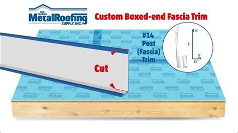 Install Boxed Fascia and Eave Trim (Standing Seam)