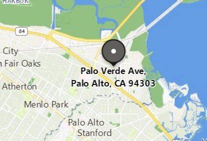 Where Is Palo Verde Palo Alto Nbhd California See Area Map More