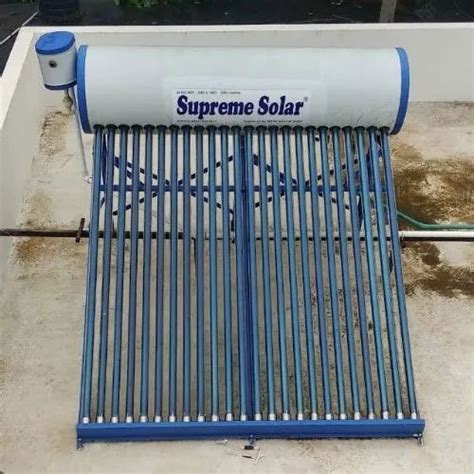 Flat Plate Collector Fpc Stainless Steel 200lpd Hykon Solar Water Heater Capacity 100 Lpd At