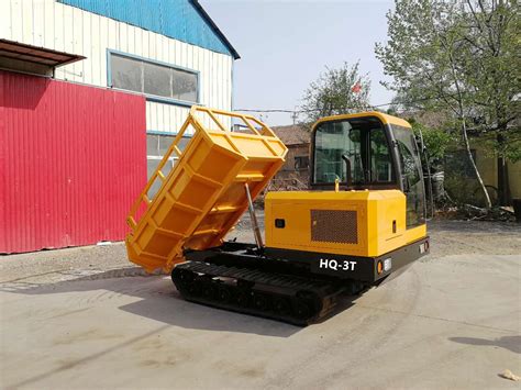 Haiqin Brand Ton Hq T With Sgs Crawler Transport Dumper Trailers