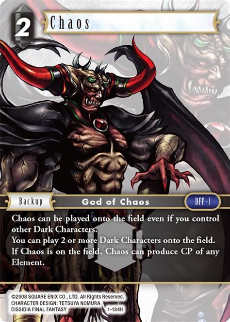 Chaos Opus I Final Fantasy Tcg