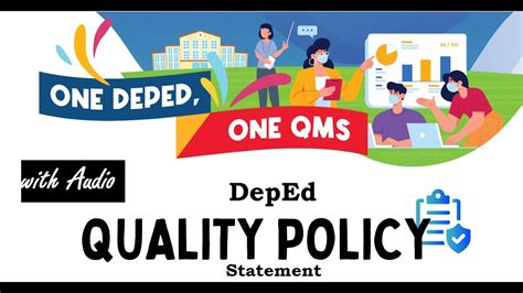 DepEd Quality Policy Statement Official With Audio YouTube