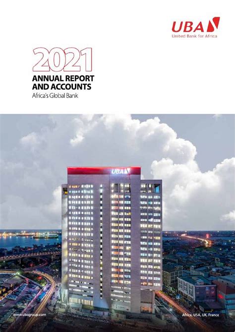 United Bank For Africa Plc Uba Ng Annual Report