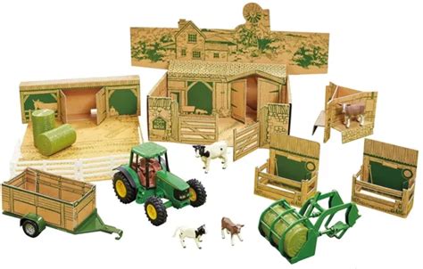 BRITAINS COFFRET Ma Ferme Avec Tracteur JOHN DEERE Accessoires Et