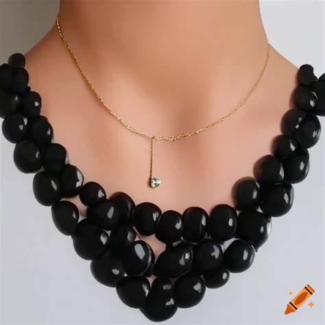 Black Onyx Heart Necklace