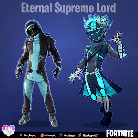 Skin Fortnite Concept Eternal Supreme Lord By Metareaperart On Deviantart