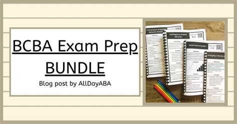 5th Edition Task List BCBA Exam Prep Bundle Study With AllDayABA