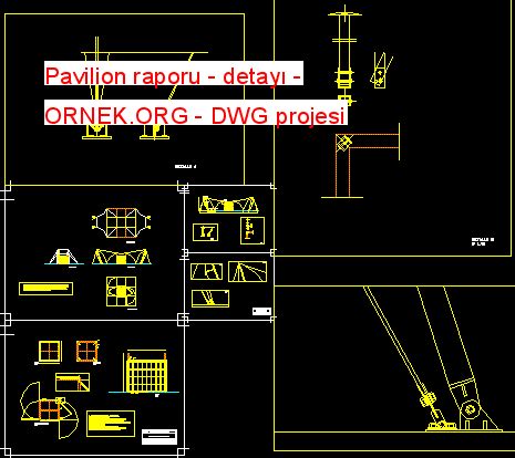 Pavilion Raporu Detay Dwg Projesi Autocad Projeler Hot Sex Picture