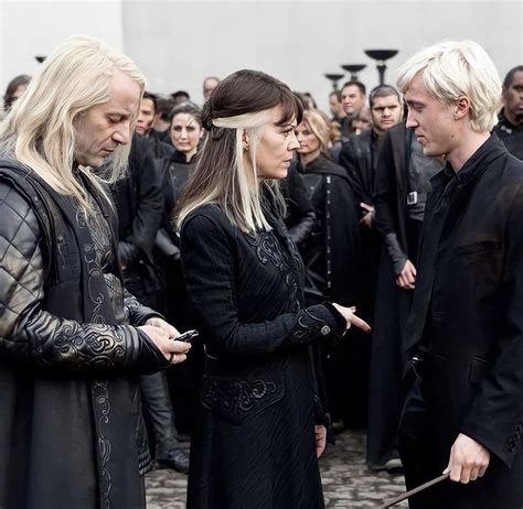 Lucius Malfoy Narcissa Malfoy And Draco Malfoy Deathly Hallows Part 2