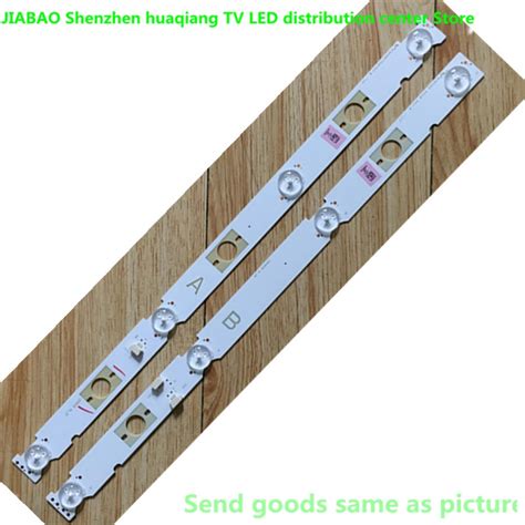 New 7 PCS Set 4LED 360mm LED Backlight Strip For SONY KDL 48WD653 KDL