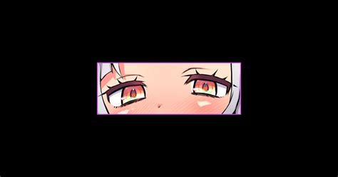 Lewd Eyes Hentai Sticker TeePublic