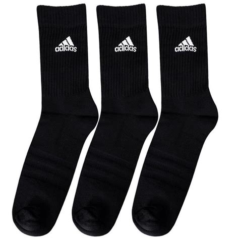 Kit Meias Cano Alto Adidas Cush Crw 3 Pares Unissex Centauro