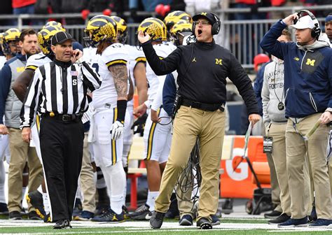 19 pictures of Jim Harbaugh’s epic meltdown after Ohio State beat ...