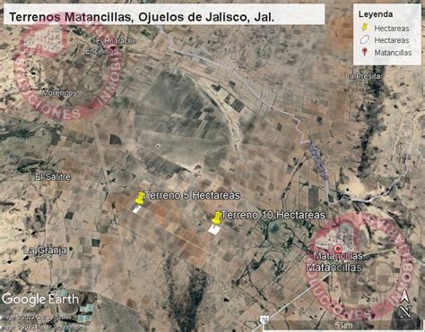 Terreno En Venta Ex Hacienda De Matancillas Ojuelos Jal Jalisco