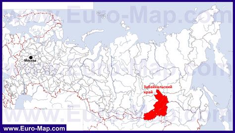 Карты Забайкальского края | Подробная карта Забайкальского края с ...