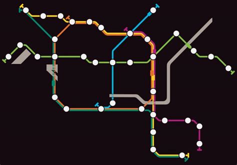 Made the future Amsterdam metro map on Melbourne with the nonexistent south-western line ...